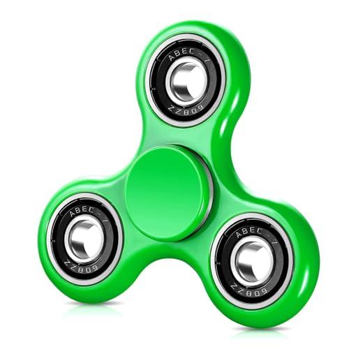 SCIONE Fidget Spinner Giocattolo sensoriale a mano Fidget, Regali di festa per bambini adulti per alleviare lo stress da ansia compleanno (Verde)