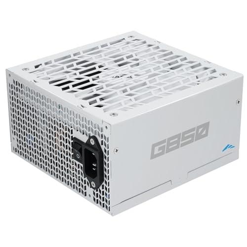 SAMA G850 Alimentatore – 850W Full Modulare, Certificazione 80 PLUS Gold, Compatibile ATX 3.1 & PCIe 5.1, Condensatori Giapponesi, Ventola FDB 150 mm, Supporto GPU RTX Serie 50/40 -Bianco