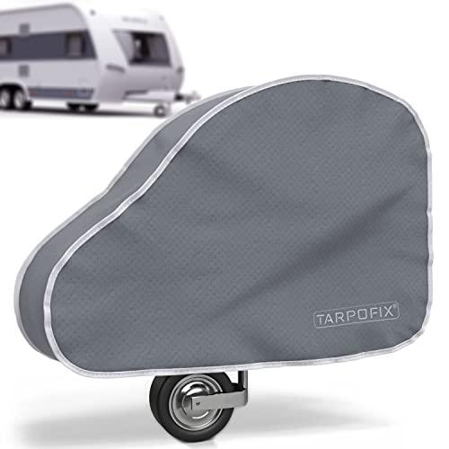 Tarpofix® Copritimone caravan con doppia chiusura a scatto - Copri gancio roulotte di ottima fattura universale per roulotte - Copri gancio traino per rimorchi con gancio
