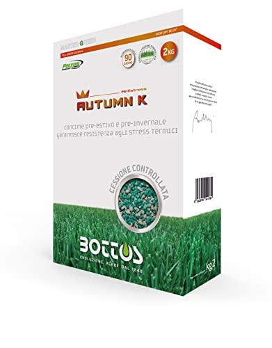 Magazzini GM Bottos, Concime granulare Autumn K, antistress pre-invernale per la resistenza agli stress termici (2 Kg)