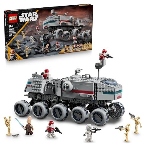 LEGO Star Wars 75413 Republic Juggernaut - Camion Giocattolo da Costruire con 3 Figure di Droidi e 5 Minifigure tra cui Ki-Adi-Mundi con Spada Laser, Regalo per Bambini e Fan 9+ delle Guerre dei Cloni