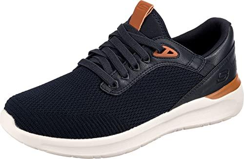 Skechers Lattimora, Scarpe da ginnastica Uomo, Navy Mesh Sintetico, 41 EU