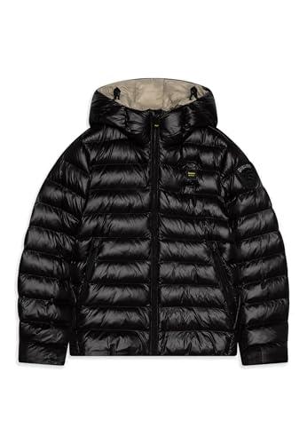 Blauer Giubbotto Piumino Adams Junior Nero (IT, Età, 16 anni, Regular, Bambino, Nero)