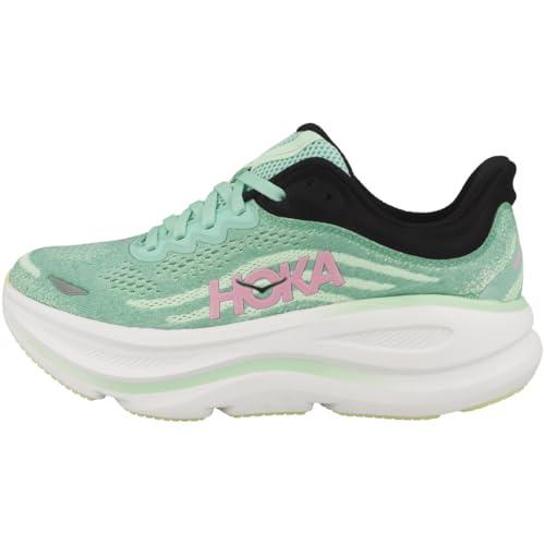 HOKA One One 1162012-BTF Bondi 9 Blue Spark/Mint Fluorite Women's Scarpe Taglia US 7.5