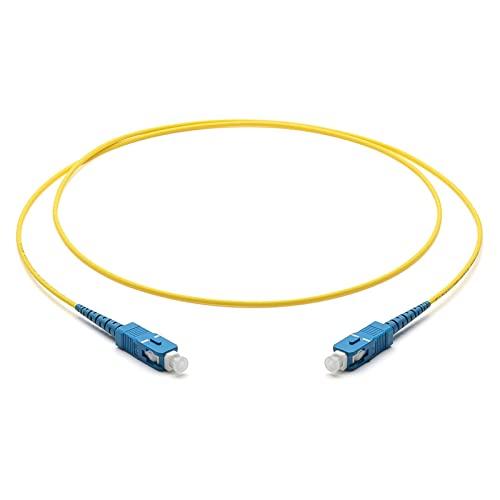 KONELCO S.p.A. GBC Cavo patch in fibra ottica da 1m, cavo con connettori SC/APC, tipo simplex monomodale, diametro fibra 9/125 micron