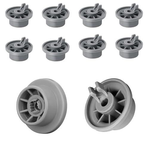 EcoJozon Kit 8 Rotelle Universali per Cestello Inferiore Lavastoviglie - Ruote e Ricambi per Lavastoviglie Bosch Siemens Neff Beko