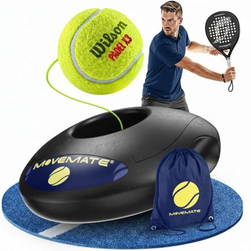 MOVEMATE Dispositivo di allenamento per Tennis/Padel con pallina Wilson® | Innovativo Dispositivo Sportivo per Il Tempo Libero per Giocare e allenarsi all'aperto, in Giardino