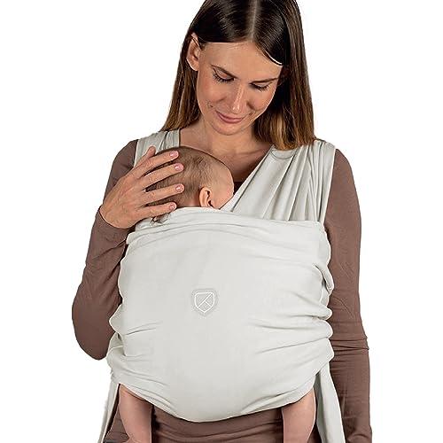 Koala Babycare Fascia neonato porta bebè - Cuddle Band 2.0 Ancora più Resistente – Fascia per neonati in cotone organico testata fino a 15 kg - Facilmente Regolabile e Unisex