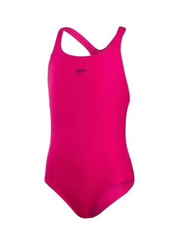 Speedo Eco Endurance+ Medalist Costume intero Bambina, Electric Rosa, 9-10 Anni