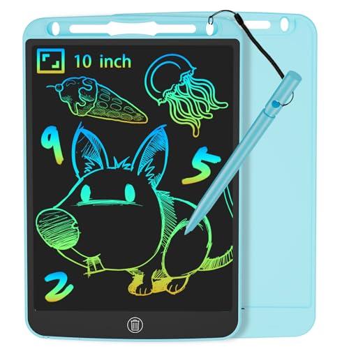 JOEAIS Tavoletta Grafica 10 Pollici, Lavagnetta LCD Pad di Disegno Elettronico per Imparare,Scarabocchiare e Prendere Appunti, Regali di Natale e Compleanno Giocattoli per Bambini e Bambine (Blu)