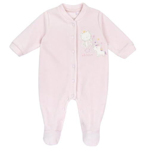 Chicco, Tutina Neonata in Calda e Morbida Ciniglia, con Comoda Apertura Frontale, Ideale per l'inverno, Abbigliamento Bambina 0-24 Mesi, Designed in Italy