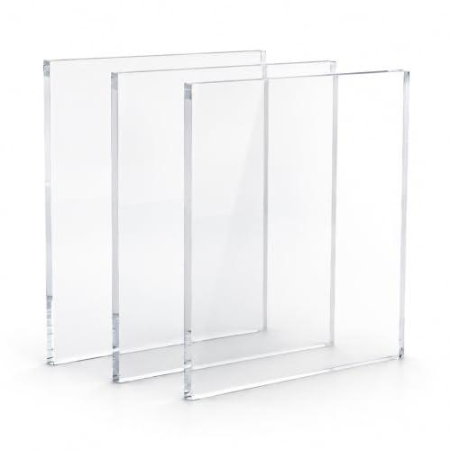 Pannello Plexiglass 5 mm Trasparente70x50cm PLAVALY, Lastra in Metacrilato PMMA Rigida e Resistente, Finitura Lucida, Ideale per Arredo, Illuminazione, Insegne e Fai da Te - GB Plast