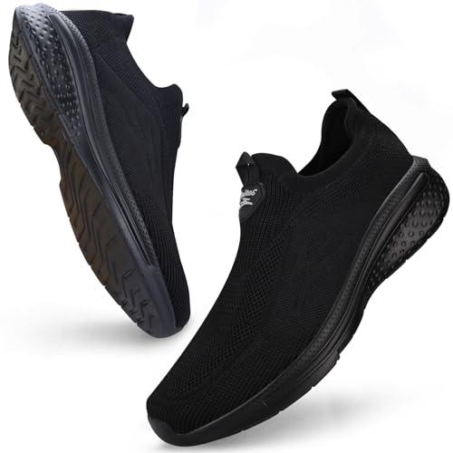 Giniros Sneaker Uomo Infilare Scarpe Uomo Senza Lacci Slip on Sneakers Scarpe da Running Corsa Leggero Corsa Camminare Scivolare Scarpe da Ginnastica Outdoor Jogging Sportive Scarpe