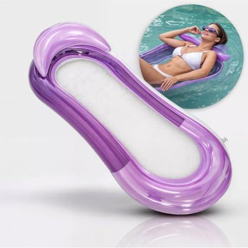 Materassino Gonfiabile Mare Con Cuscino - Materassino Mare Con Rete Sospesa Confortevole, Supporto Fino a 250 Libbre, 160x84 cm - Relax in Piscina, Mare e Lago - Ideale Come Amaca Da Mare
