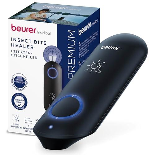 Beurer BR 90 Dopopuntura Giorno&Notte con Luce LED, Post Punture di Zanzare e Morsi d'Insetto senza Additivi Chimici, Allevia Prurito e Gonfiore grazie al calore localizzato, Nero