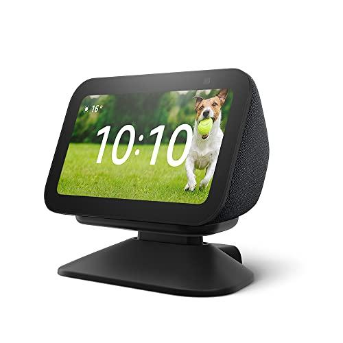 Supporto regolabile per Echo Show 5 (3ª generazione), con ingresso USB-C per la ricarica