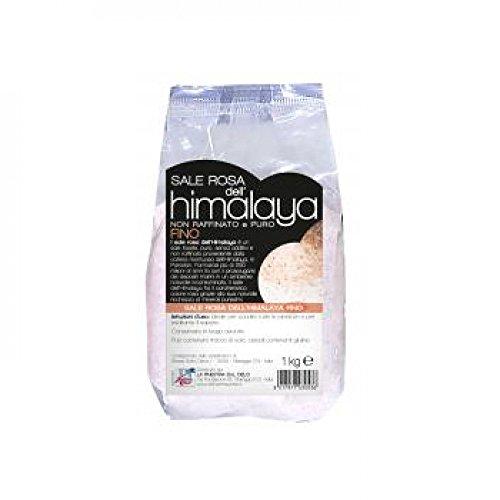 La Finestra Sul Cielo Sale Rosa Himalaya Fino - Non Raffinato e Naturale Sale Rosa Himalaya - 1000 g