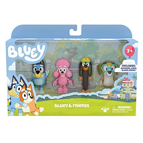 BlueY Giochi Preziosi Friends Pack, Set di 4 personaggi articolati e gli amici Snickers, Honey e Coco, come visto in TV, per bambini dai 3 anni, BLY01200, multicolore