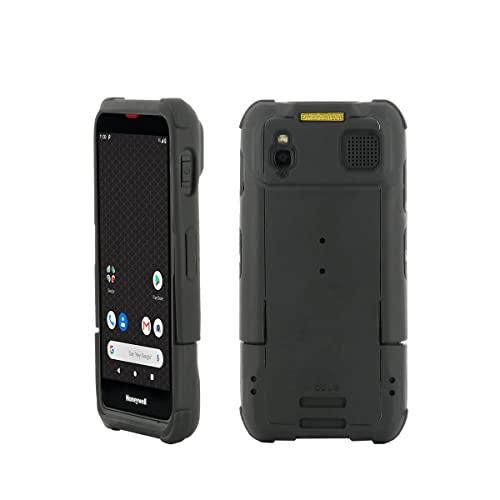 MOBILIS Guscio protettivo compatibile con Honeywell Scanpal EDA52 - EDA56 - EDA57, Custodia Robusta per Computer Palmare, compatibile con la Stazione di Ricarica, Nero