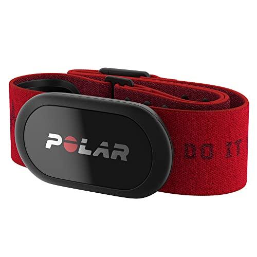 Polar H10, Sensore di Frequenza Cardiaca Toracico, Unisex, con Trasmissione Ant+ e Bluetooth, Memoria Interna, Impermeabile, Elastico Comodo e Stabile, Nero, M-XXL, H10