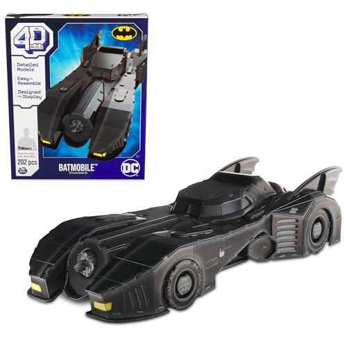4D Build Batmobile – Modellino 3D ricco di dettagli in cartone di alta qualità, 202 pezzi, per i fan di Batman dai 12 anni in su, Multicolore, Medio, 6070178