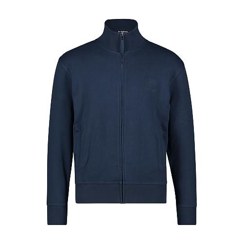 Felpa Leggera Be Board Art. 9114 100% Cotone con Tasche e Zip Intera M-L-XL-XXL-3XL (XL-Cobalto)