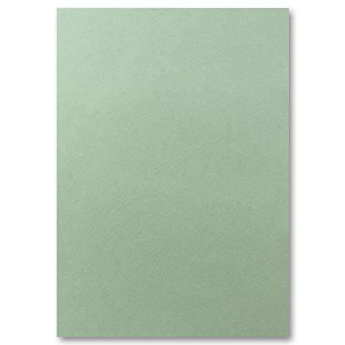 50 Fogli di carta DIN A4 fogli plano - eucalipto (verde) - 240 g/m² - 21 x 29,7 cm - foglio per bricolage carta creta cartone fotografico carta per bricolage cartone creta - FarbenFroh