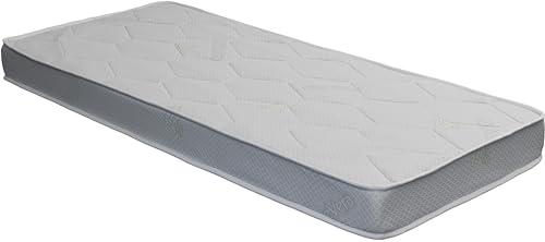 Fusion Materassi - Materasso Singolo Ortopedico 80x190 altezza 10 cm, rivestimento in aloe vera, altamente traspirante, anallergico e adatto a qualsiasi tipo di utilizzo. (80 x 190, 10.00)