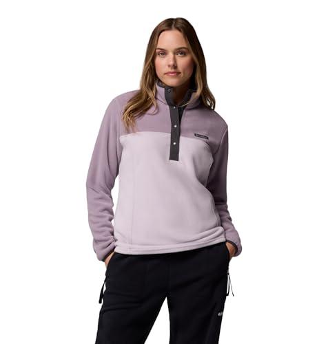 Columbia Benton Springs 1/2 Snap Pull Over 2, Pull Over in pile Donna, Perla Di Lavanda, Viola Scisto, Squalo, S