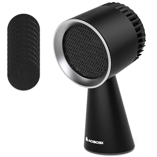 AAOBOSI Cappa Aspirante Portatil, Cappa Cucina con Ventola a 3 Velocità, con Filtro Sostituibile, Facile da Pulire, Cappa Portatile Cucina per Casa, Piccole Cucine, Camper, Barbecue Indoor, Hot Pot