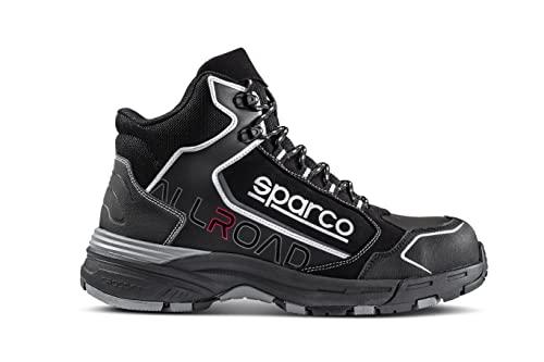Sparco - Allroad Okayama - ESD S3S SR FO HRO - Scarpe Antinfortunistiche Metal Free ESD con Puntale in Composito - Tomaia Idrorepellente - Suola Antiscivolo e Resistente al Calore - 41 EU
