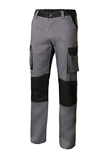 VELILLA 103020B Pantaloni Bicolore Multitasche, Grigio E Nero, 50 IT