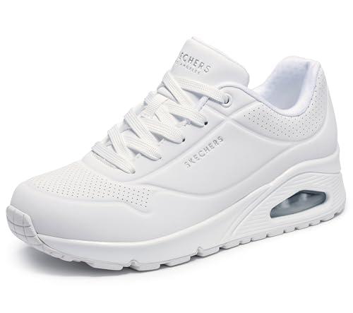 Skechers Uno, Sneaker Donna, Bianco 01, 38.5 EU