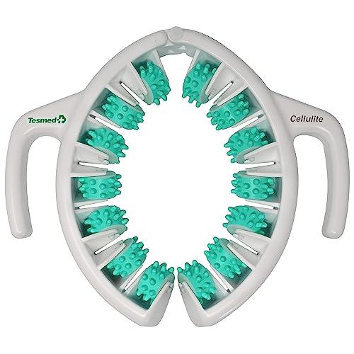 TESMED CELLULITE: Efficacia Clinicamente Testata, Massaggiatore Anticellulite Made In Italy, Manuale, Massaggio a Tripla Azione per Cellulite Radicata e Ostinata su Gambe e Glutei. Brevettato (Verde)