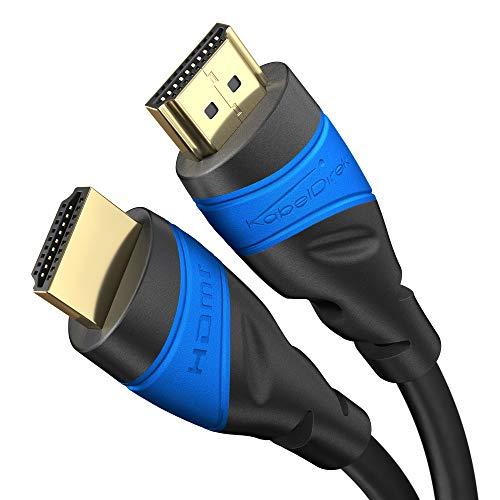 KabelDirekt – Cavo HDMI 8K / 4K – 3m e altre lunghezze (0,15m–22,5m) – Cavo HDMI progettato in Germania – Supporta 10K/8K@60Hz / 4K@120Hz – HDMI Cavo per TV, PC, PS5, Xbox, Switch