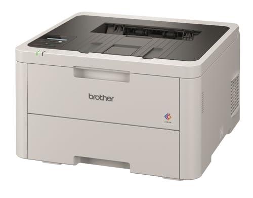 Brother HLL3240CDW Stampante LED a Colori, 26 ppm Mono e Colore,Stampa fronte/retro auto fino a 10 pag/min, Gigabit ethernet,WiFi a 5 GHz e USB,Vassoio carta 250 fogli,Pannello di controllo LCD 1 riga