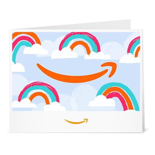 Amazon Gift Card - Print - Rainbows & Clouds