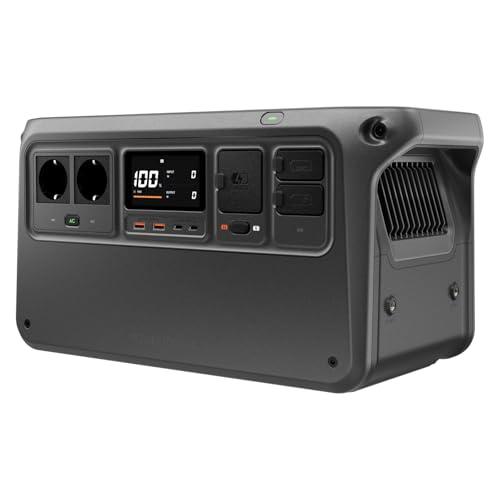 DJI Power 1000 V2 generatore di corrente portatile, centrale elettrica portatile, batteria LFP da 1024 Wh, uscita stabile da 2600 W, ricarica 0-80% in 37 min,power station per casa, camper off-grid