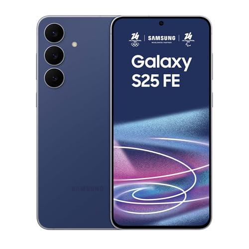 Samsung Galaxy S25 FE Smartphone AI, 3 anni di Garanzia del produttore, Display Dynamic AMOLED 2X 6.7'', Fotocamera 50MP, IP68, 8GB RAM, 256GB, Batteria a lunga durata, Navy [Versione Italiana]