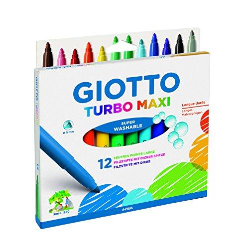 GIOTTO 0764 00 Turbo Maxi Pennarello, Multicolore