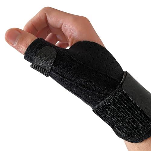 DALLAR Tutore Pollice regolabile per entrambe le mani - Supporto Stabilizzante e Immobilizzante per Polso - Trattamento per Rizoartrosi, Tenosinovite di De Quervain, Artrite o Distorsioni