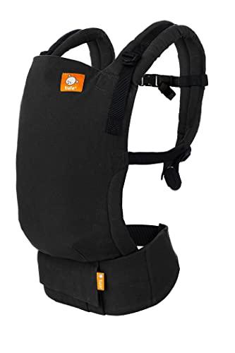 Tula Hemp Free-to-Grow Zaino portabebè in cotone biologico e canapa per neonato, portabebe ergonomico, da 3,2 a 20,4 kg (Obsidian)