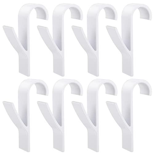 8 Pezzi Ganci per Termoarredo Bagno, Ganci Termoarredo Bagno, Appendiabiti Salvaspazio per Accappatoi, Asciugamani e Vestiti, Design Robusto e Resistente