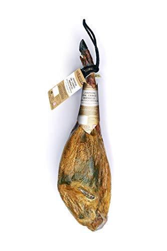 aBeiou. PROSCIUTTO IBERICO Pata Negra. Stagionato +30 mesi a Guijuelo (Spagna). Certificato di Garanzia Hycer. Peso da 7'5 a 8 kg. Jamon Iberico di Cebo Spagnolo.