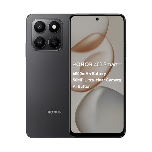 HONOR Telefoni cellulari sbloccati 5G 400, schermo comfort oculare 120 Hz, batteria 6350 mAh, fotocamera ultra chiara 50 MP, pulsante AI istantaneo, 4 GB + 128 GB, resistenza alle cadute 5 stelle