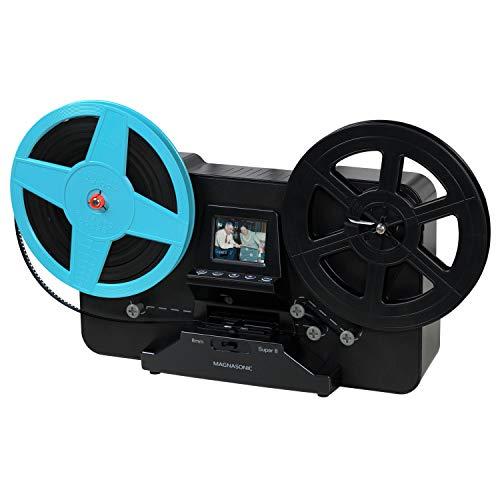 Magnasonic Super 8/8mm Film Scanner, converte la pellicola in video digitale, schermo vibrante da 2,3