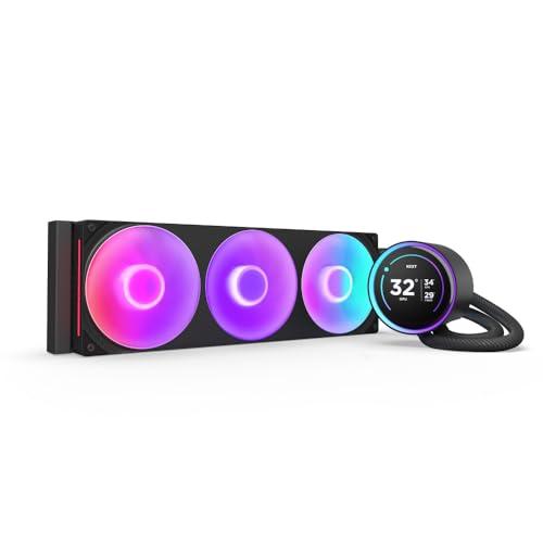 NZXT Kraken Elite 360 RGB - AIO CPU Liquid Cooler - 360mm Radiator - F360 RGB Core Fan - Customizable 2.72