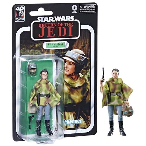 Star Wars Hasbro The Black Series, Principessa Leila (Endor), Action Figure collezionabili per Adulti da 15 cm ispirate al Film Ritorno dello Jedi, dai 4 Anni in su