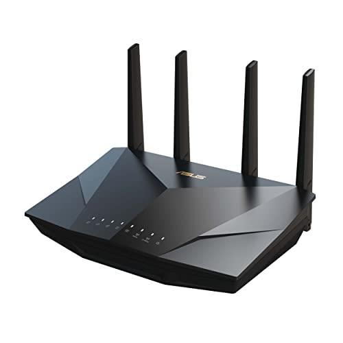 ASUS RT-AX5400 - Router estendibile dual-band AX5400 con tethering mobile 4G/5G tramite USB, Instant Guard, VPN integrata, controllo parentale, giochi e streaming, AiMesh, casa intelligente