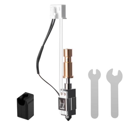 Aggiornato Kobra S1 Ceramico Hotend, Alta Temperatura&Velocità Hot End con 0.4mm Acciaio Temprato Ugello e Calza in Silicone Compatible with Anycubic Kobra S1/S1 Combo Stampanti 3D